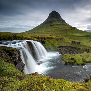 Kirkjufell Waterfalls, Grundarfjordur, Iceland